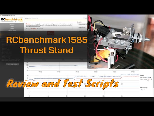 Hands on the RCbenchmark 1585 Thrust Stand | Review and Automated test scripts coding
