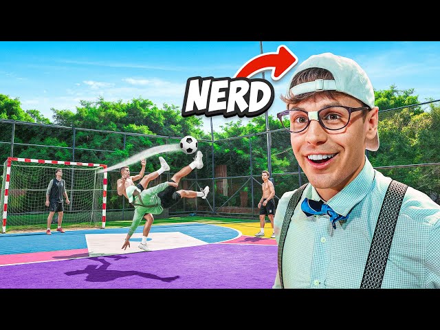 Nerd Plays Football and Breaks Ankles