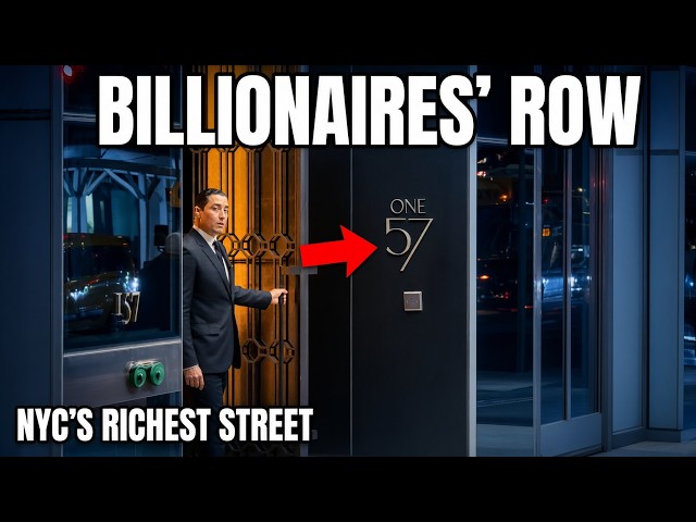 Manhattan’s 57TH STREET - Billionaires’ Row NYC Wealthiest Street At Night!