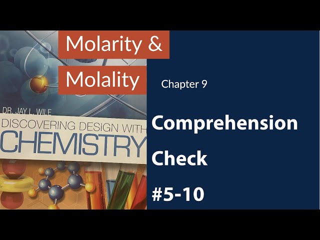 Chapter 9 Comp 5-10, Berean Builders: Discovering Design With Chemistry: