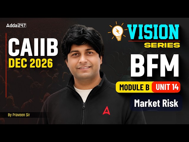 CAIIB DEC 2026 | BFM Module B | UNIT 14: Market Risk | Praveen Sir
