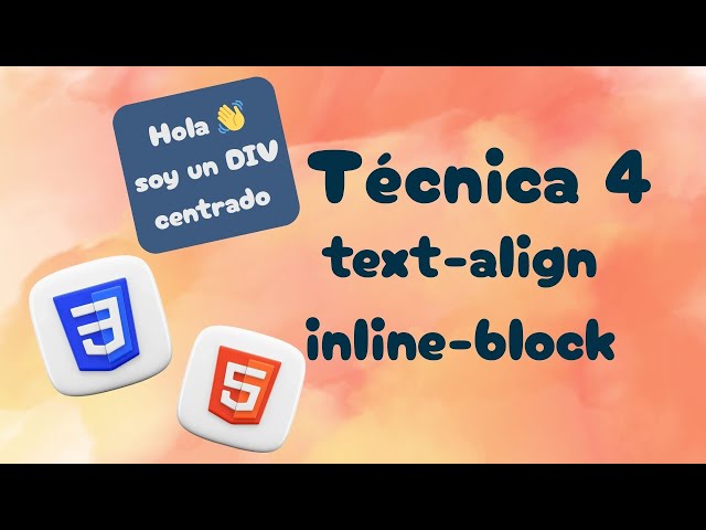 La Forma de Centrar un DIV Que NO Te Enseñan: Text-Align e Inline-Block (CSS Fácil)