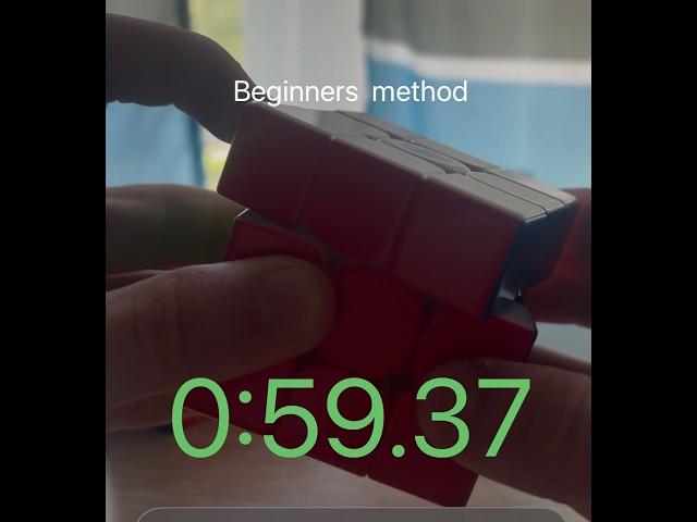 How to get faster at solving the Rubik’s Cube with the beginners method