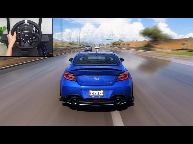 900HP SUBARU BRZ 2022 -FORZA HORIZON 5 |STEERING WHEEL GAMEPLAY