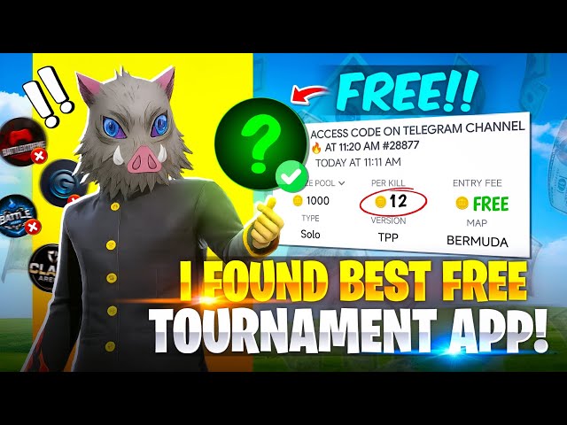 I Find Best Free Tournament App 💰 Entry ₹0 🤯 Per Kill ₹12 🤑| Best Tournament App Ever..? 😍
