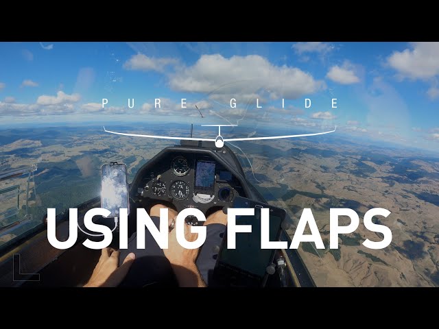Glider Flaps Thermal Entry and Exit