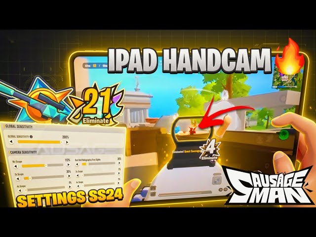 BEST iPad Settings for Aim 🔥 SS24 Sausage Man