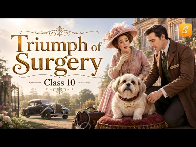 A Triumph of Surgery Class 10 (Animation) | Class 10 English Chapter 1 Footprints Without Feet Book