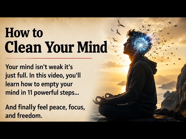 Clean Your Diarty Mind ✨ || Learn English Through Motivation 🔥 || Graded Reader || Level 3 English ✅