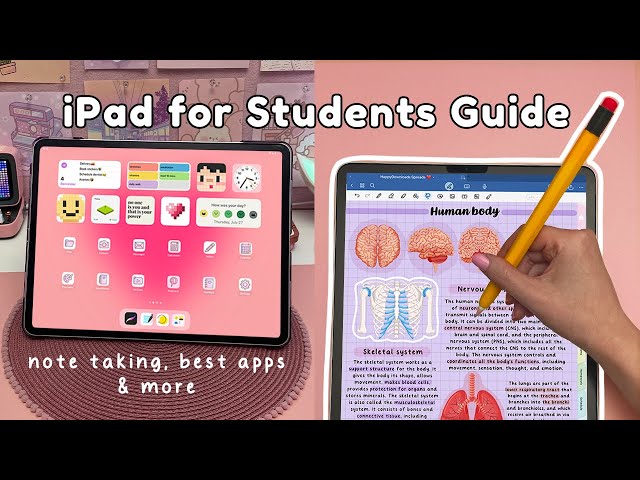 iPad for Students ✏️ note taking, best apps, tips & accessories