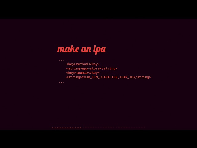 xcodebuild for Fun and Profit (/dev/world 2018)