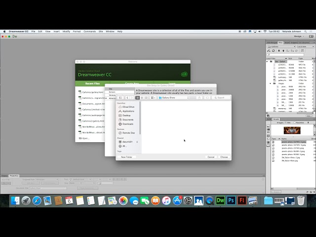 Creating a Picture Gallery in Dreamweaver