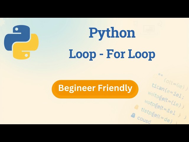 Learn Python Loops in 10 Minutes  | For Loop vs While Loop (Easy Tutorial for Beginners)