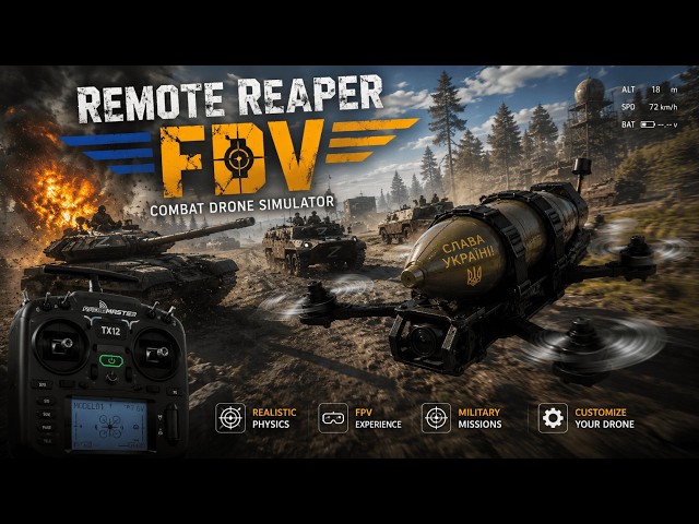 REMOTE REAPER: FPV DRONE + RadioMaster TX12