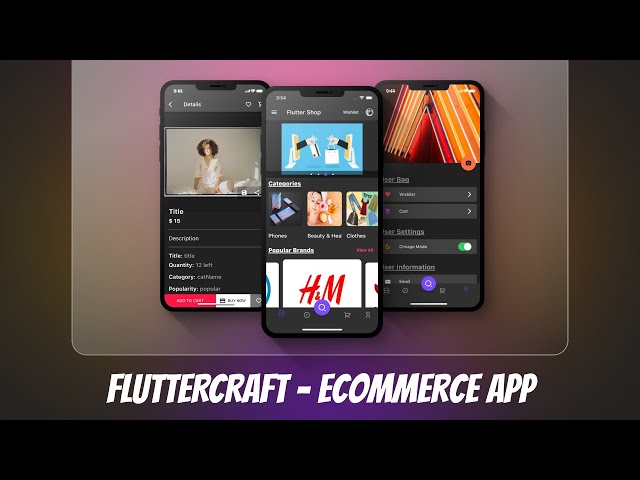 FlutterFire - Full eCommerce App - Section 5 - More UI Improvements