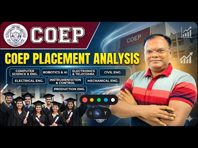 COEP Placement Analysis | HIGHEST PACKAGE with Historical DATA #mhtcet #COEP #mhtcet2026