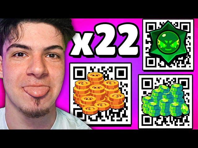 NEW! ALL 22 WORKING QR CODES in JULY 2026 - Brawl Stars