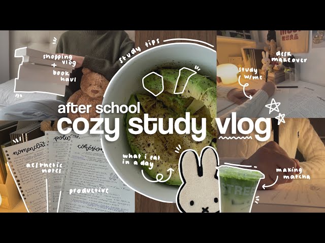 🦪🖇️ *bookish* STUDY VLOG | book haul & study tips from an A+ student