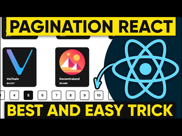 React Pagination in 7 minutes [ EASY ] | Pagination Tutorial