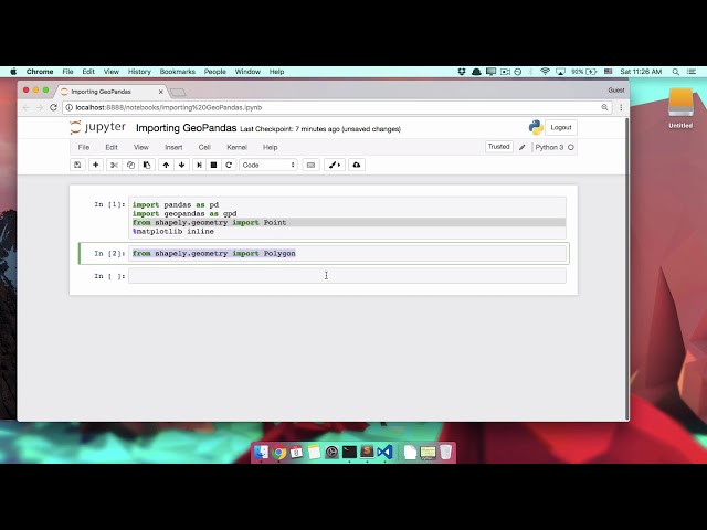 Using geopandas: Importing geopandas into a Jupyter Notebook