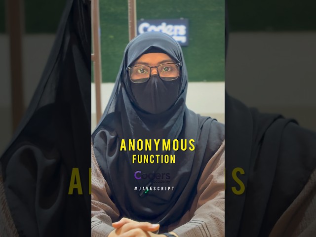 Anonymous Function #javascript #webdevelopment #codersacademy