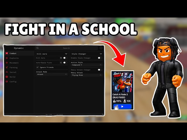 🔥 FREE Fight In A School Script 2026 KEYLESS  Kill Aura, Hitbox,  Aimbot, Auto Weave  PC & Mobile