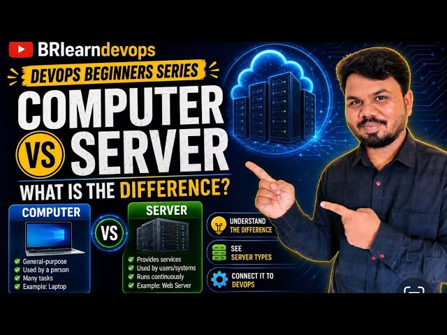 Computer vs Server Explained | What is the Difference? | DevOps for Beginners