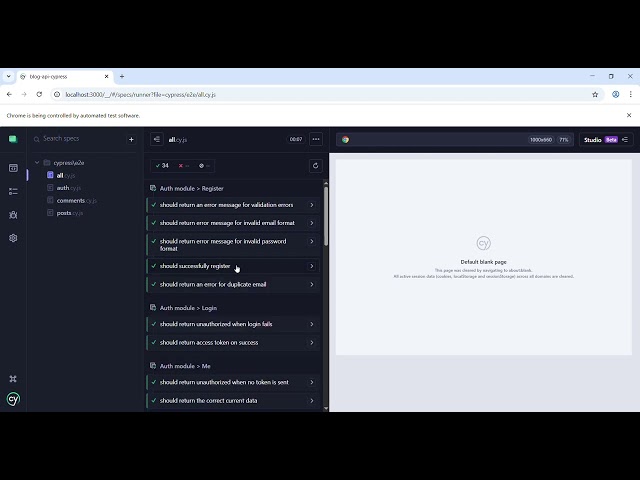 API Testing with Cypress