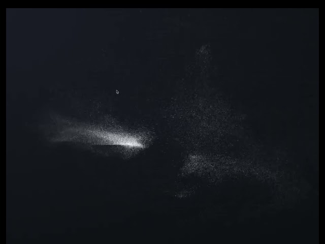 Three.js Interactive Javascript Particle Stream FBO