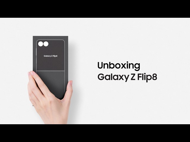 Unboxing Galaxy Z Flip8 | Samsung