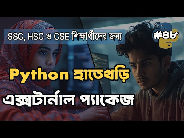 পাইথনে External Packages কীভাবে ব্যবহার করবেন | PyPI, openpyxl