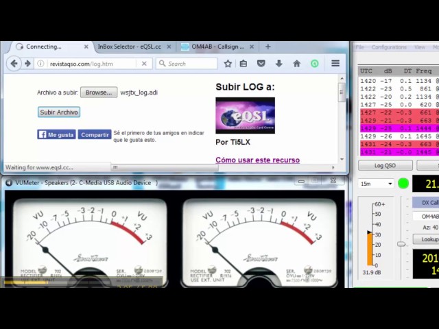 Aplicación para subir el log de WSJT-X de manera facil a eQSL