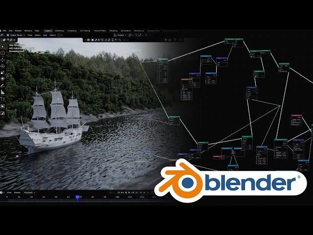 Procedural Environment Design: Master Geometry Nodes + Asset Texturing