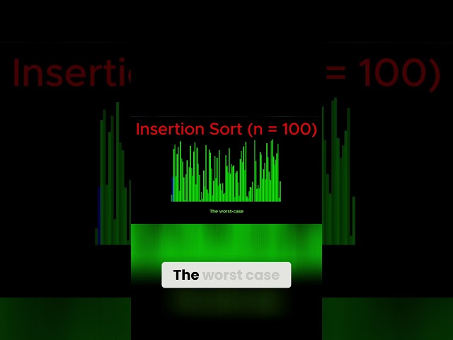 Insertion sort explained