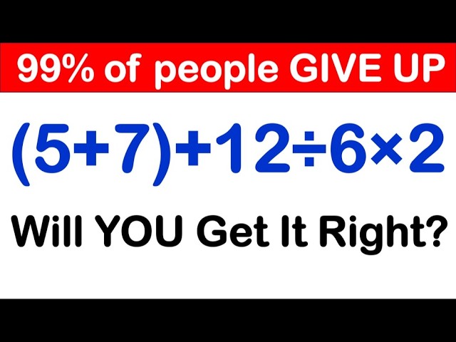 This Math Problem Tricks Everyone!