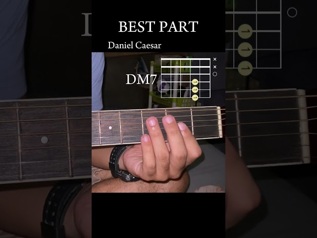 BEST PART by Daniel Caesar|Easy Tutorial!!  #guitar  #tutorial