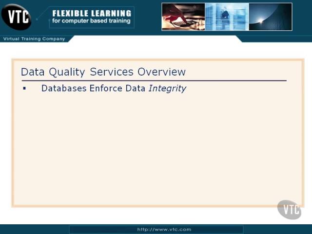 01 Data Quality Services Overview