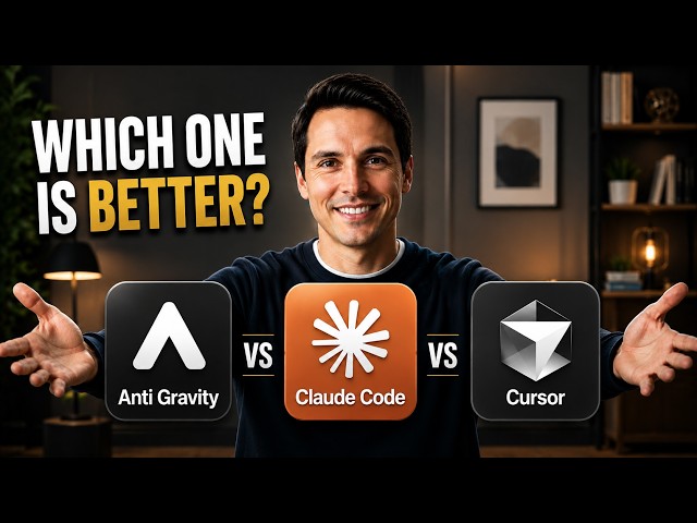 Anti Gravity Vs Claude Code Vs Cursor | Which AI Coding Assistant is Better in 2026