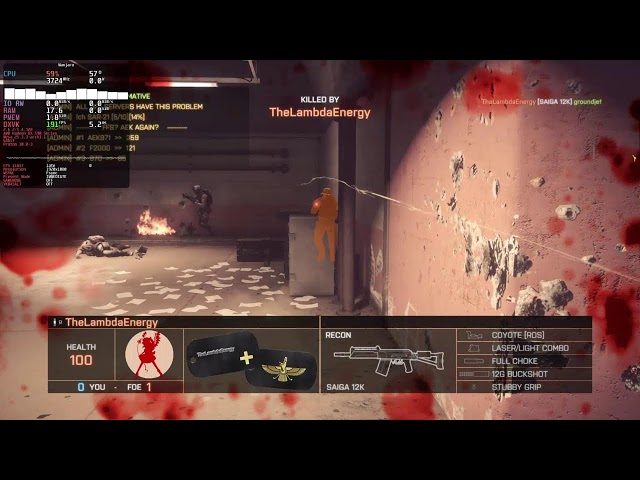 $ run battlefield4 playing BF4 on Linux