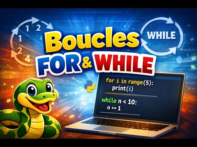 Les boucles for et while en Python