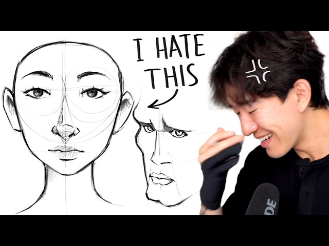 I Learned to Draw Faces from Tiktok Art Tutorials (I have regrets)