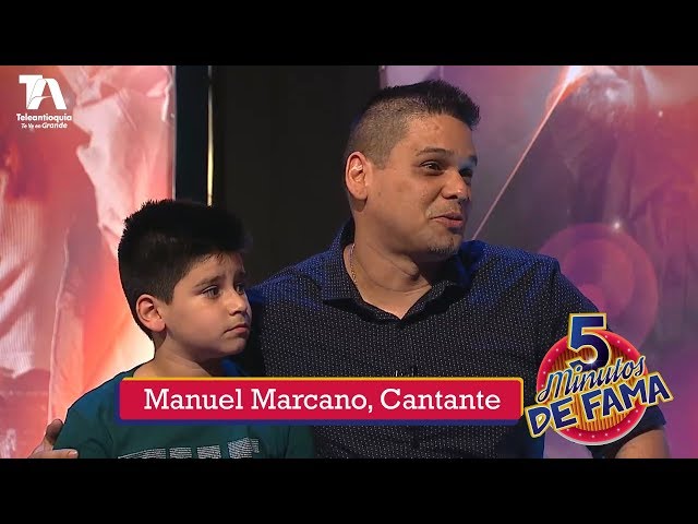 5 Minutos de Fama, Manuel Marcano, Cantante de balada pop - Teleantioquia