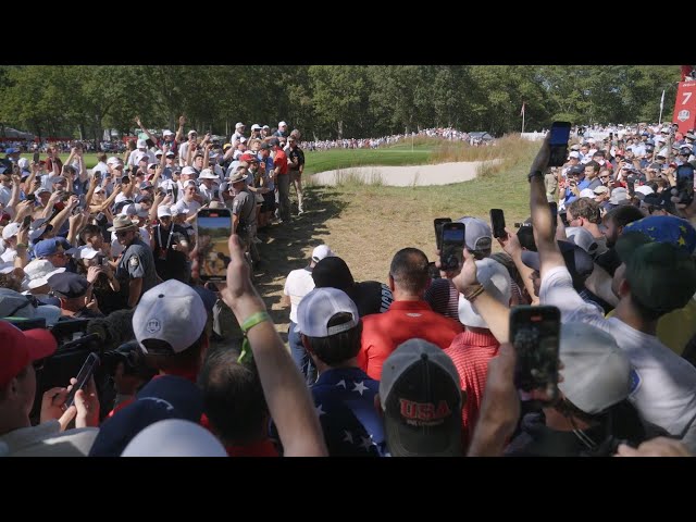 American Fans Embarrass Themselves At The Ryder Cup In New York