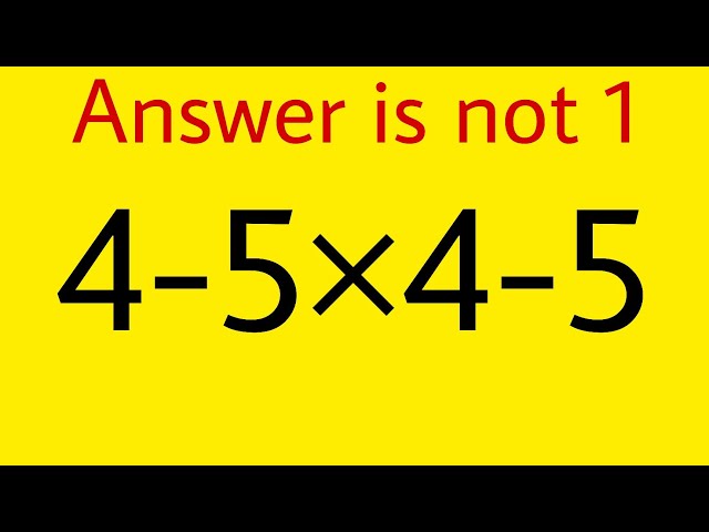 Maybe 1 in 10 People Can Solve This! | Pemdas Math Problem
