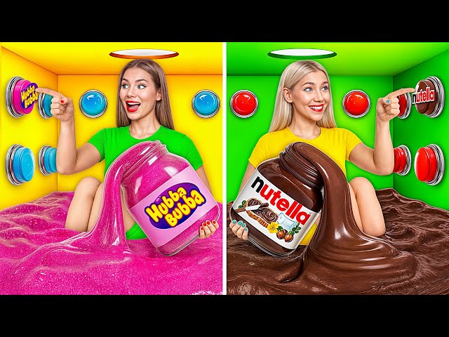 1000 Mystery Buttons Challenge Only 1 Lets You Escape | Funny Challenges by Choco DO