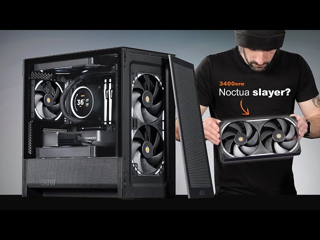 NZXT Made Their Best Fan For Airflow... | H3 Flow + Performance Fans Micro ATX PC Build