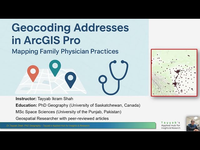 HealthGIS2: From Addresses to Maps: Another Case of Geocoding