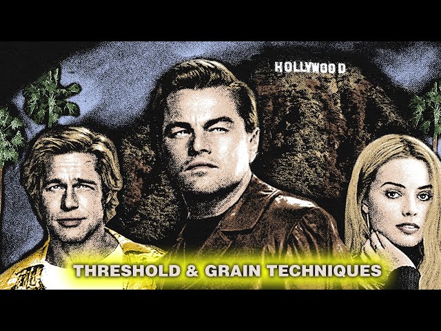 Learn how to create stunning graphics using Threshold & Grain | Photoshop Tutorial