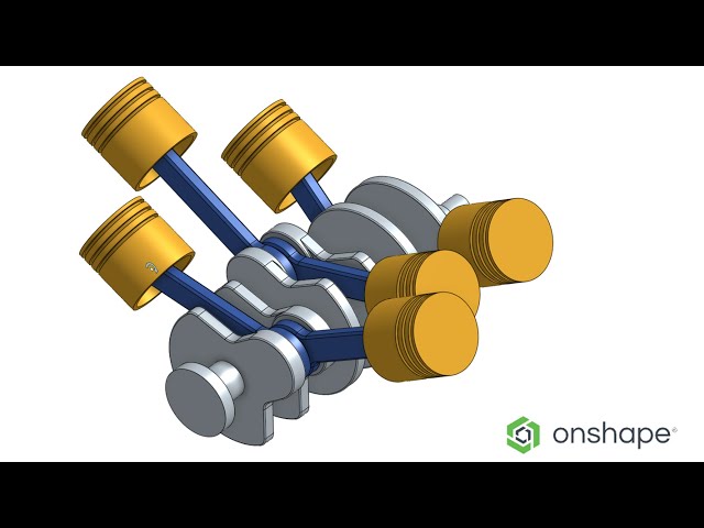How Does a V6 Engine Work? See It Built in Onshape!
