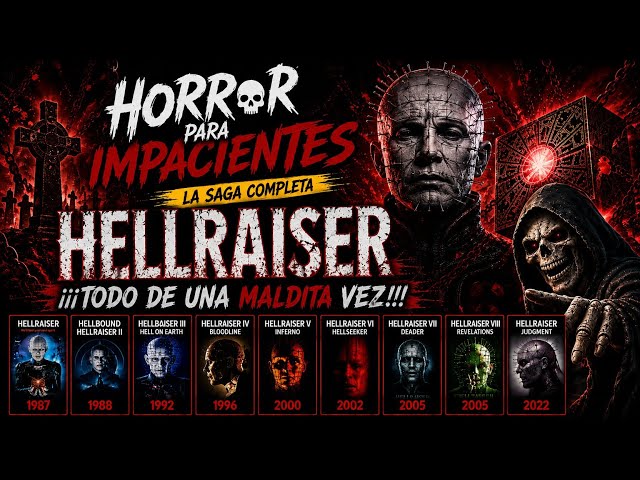 Hellraiser: THE COMPLETE SAGA | All 11 Pinhead movies once and for all